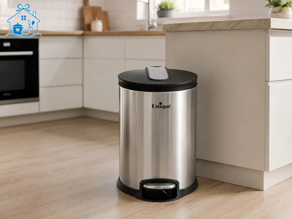 بهترین قیمت سطل زباله پدالی 12 لیتر یونیک un-4420