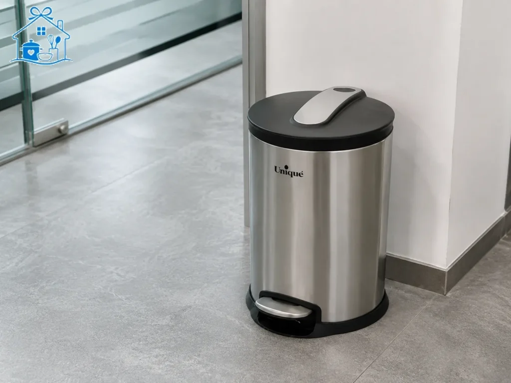کیفیت سطل زباله پدالی 12 لیتر یونیک un-4420