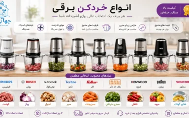 راهنمای خرید پرفروش‌ترین برندهای خردکن برقی بازار لوازم خانگی برای جهیزیه