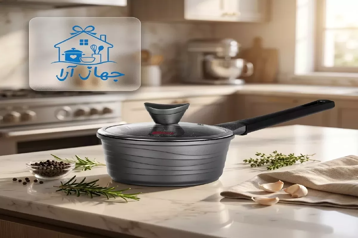 قابلمه بایو گرانیت مدل ویو سایز 16 مشکی کاندید