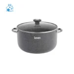قابلمه سایز 20 بی لبه تیتان درب شیشه ای