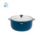 قابلمه سایز 24 بی لبه تیتان درب شیشه ای