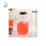 پارچ شیشه ای شیاردار 1/5 لیتر درب استیل کد 237500 لیمون