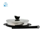 تابه گریل چدن با درب گرد کوچک بدون چوب 6007 یونیک