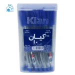 خودکار کیان نوک 0٫7 میلی متر بسته 50 عددی آبی