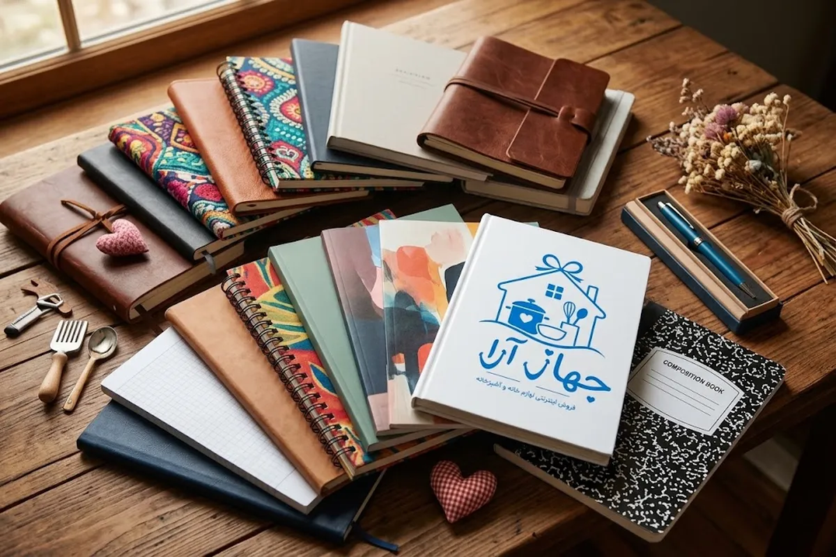 خرید انواع دفتر کاربردی با طراحی فانتزی و کلاسیک با بهترین شرایط در جهاز آرا
