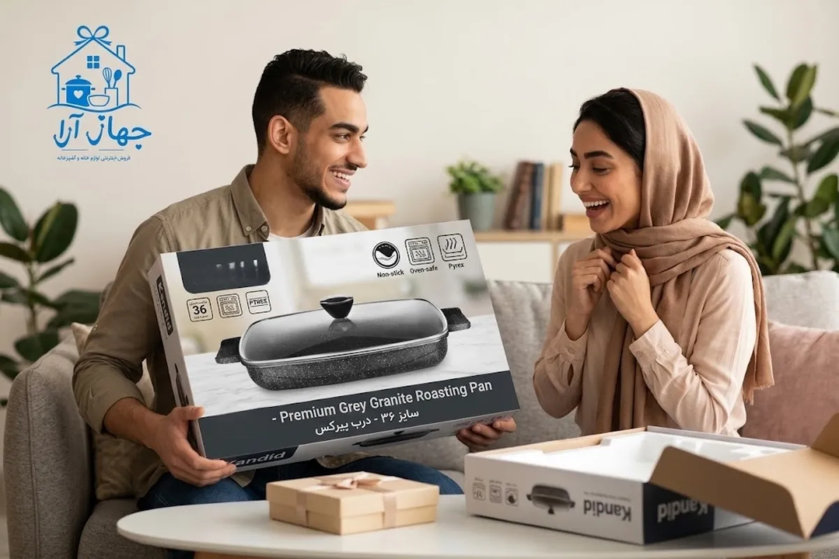 خرید تابه فر برند کاندید سایز 36 بهترین هدیه برای خانه نویی و نوعروسان