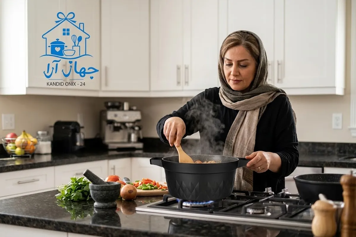 قابلمه کاندید مدل اونیکس با طراحی مدرن و کاربردی برای مصارف روزانه
