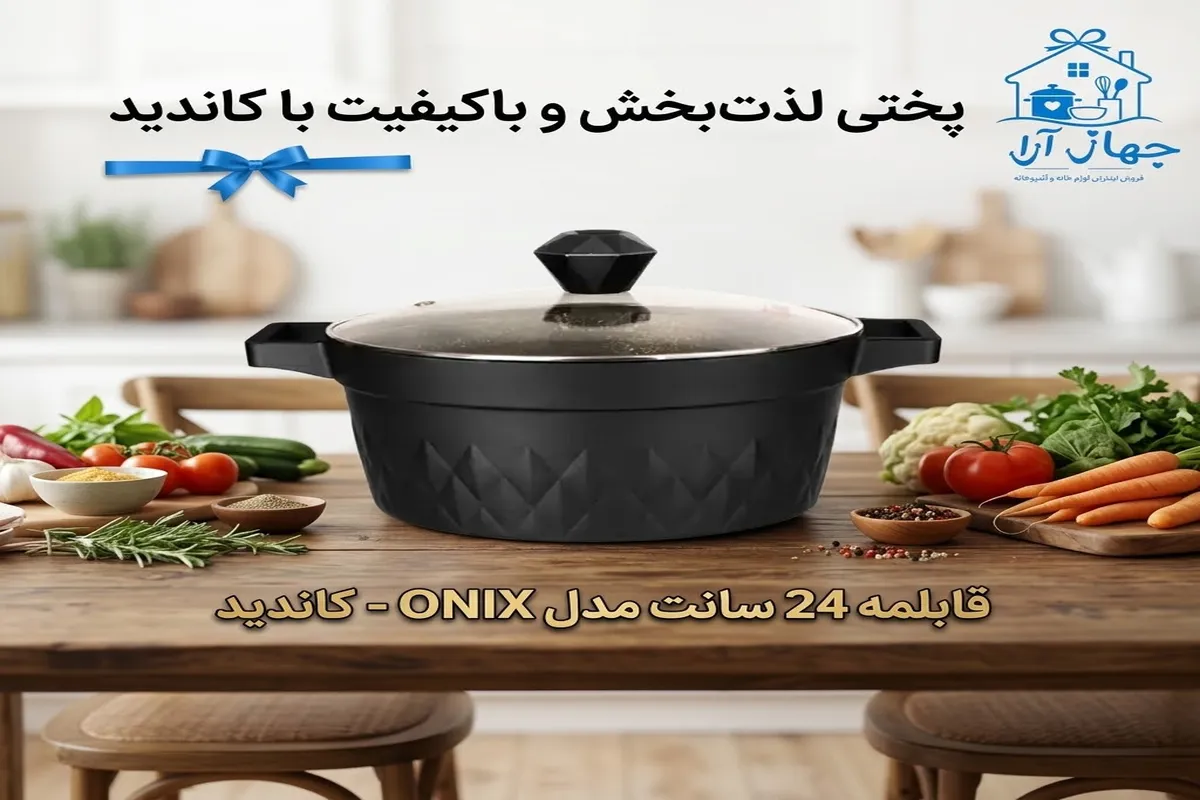 خرید قابلمه کاندید مدل اونیکس سایز 24 با بهترین کیفیت