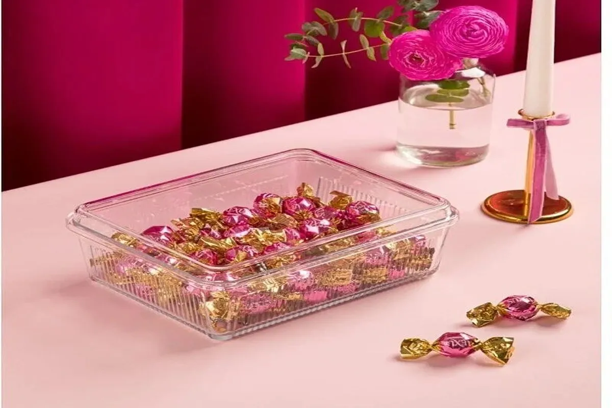خرید آنلاین ظرف شکلات خوری شیشه ای لیمون در جهاز آرا