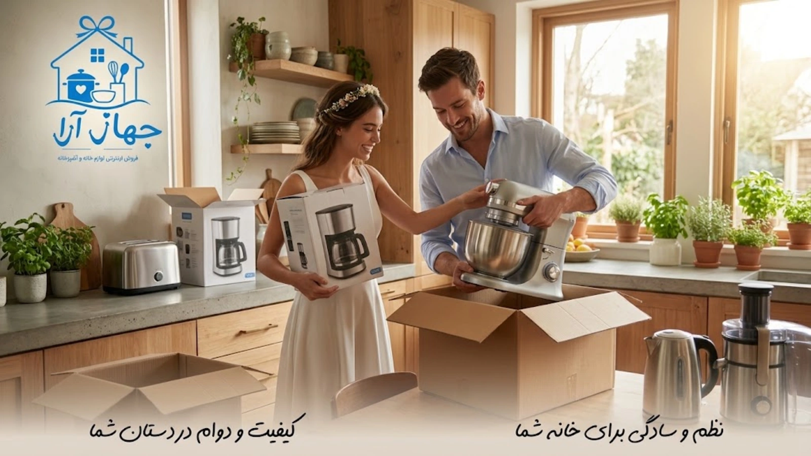 خرید بهترین لوازم برقی آشپزخانه برای جهیزیه نو عروسان در جهاز آرا