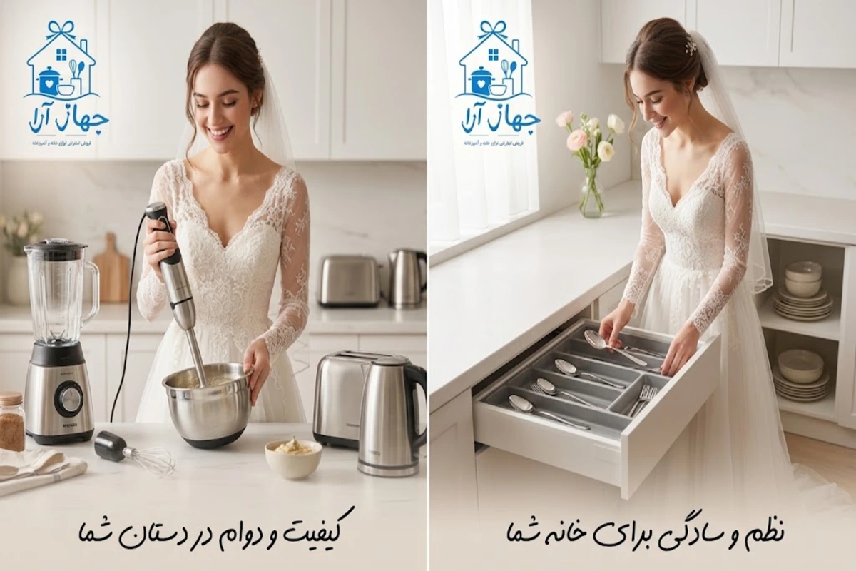 خرید لوازم برقی آشپزخانه با بهترین کیفیت برای جهیزیه 