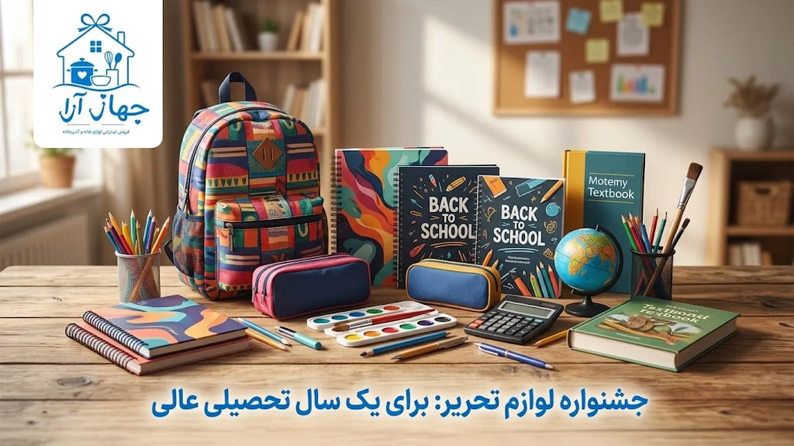 خرید لوازم تحریر- مجموعه‌ای کامل برای شروع مدرسه در جهاز آرا