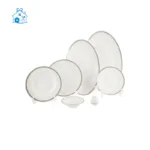 سرویس 28 پارچه ایتالیا ریوا پلاتینی چینی زرین