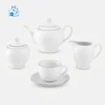 سرویس چای خوری 17 پارچه  سری ایتالیا اف مدل سمن چینی زرین ایران