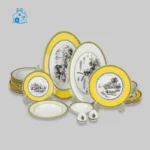 سرویس 28 پارچه ایتالیا ویلیج چینی زرین