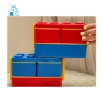 ظرف غذا رنگی طرح لگو