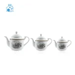 قوری استوانه سایز 3 ویلیج چینی زرین ایران